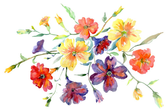 Bouquet Flower Boom Watercolor Png Review