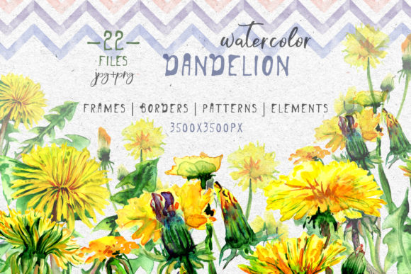 Bright Yellow Dandelion Watercolor Set Review