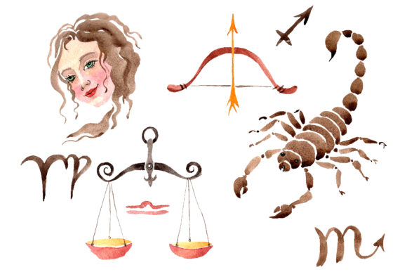 Horoscope 3 Watercolor Png: Illustrations Review