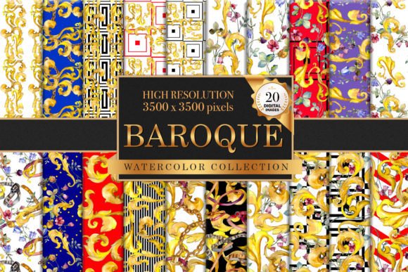 Patterns Watercolor: Illustrations for Sellers