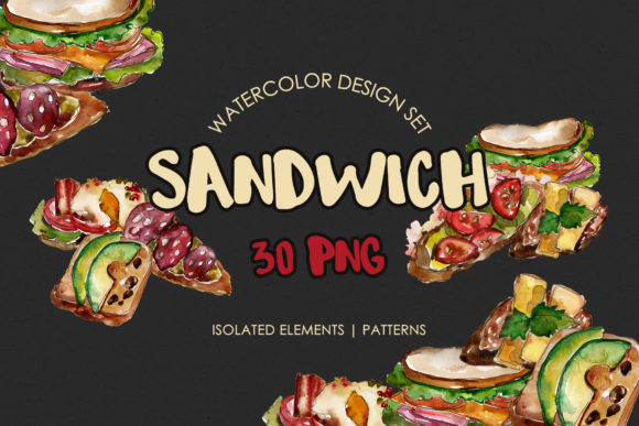 Sandwich Croc-Monsieur Watercolor Png Review