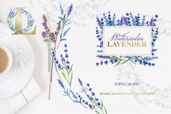 Watercolor Lavender Set: Illustrations Review