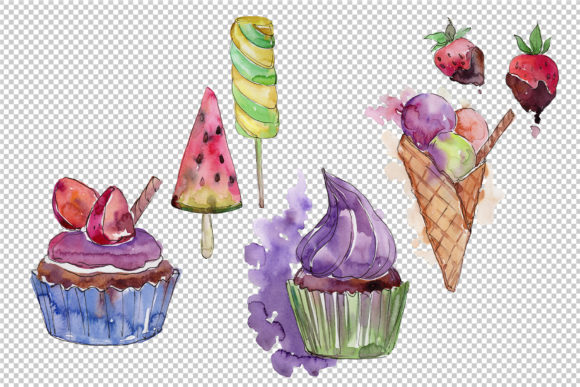 Watercolor Mix Cool Ice Cream Set Review