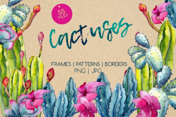 Wildflower Cactus Watercolor Set Review